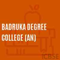 Badruka Degree College (AN) Logo