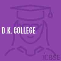 D.K. College Logo