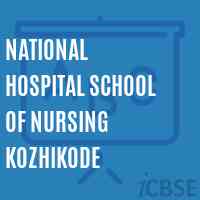 National Hospital School of Nursing Kozhikode Logo