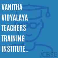 Vanitha Vidyalaya Teachers Training Institute Shimoga Logo