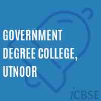 Government Degree College, Utnoor Logo