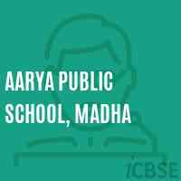 Aarya Public School, Madha Logo