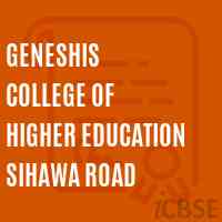 Geneshis College of Higher Education Sihawa Road Logo