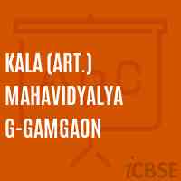 Kala (Art.) Mahavidyalya G-Gamgaon College Logo