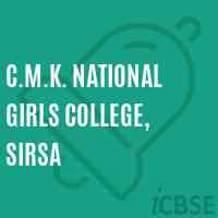 C.M.K. National Girls College, Sirsa Logo