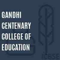 Gandhi Centenary College of Education Logo
