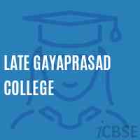 Late Gayaprasad College Logo