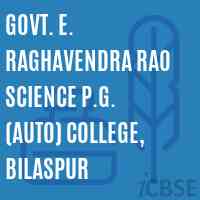 Govt. E. Raghavendra Rao Science P.G. (Auto) College, Bilaspur Logo