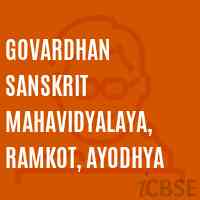 Govardhan Sanskrit Mahavidyalaya, Ramkot, Ayodhya College Logo