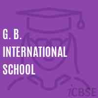 G. B. International School Logo