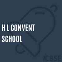 H L Convent School Logo