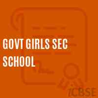 Govt Girls Sec School Logo