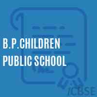 B.P.Children Public School Logo