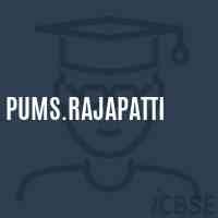Pums.Rajapatti Middle School Logo