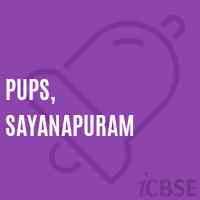 Pups, Sayanapuram Primary School Logo