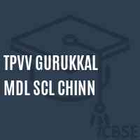 Tpvv Gurukkal Mdl Scl Chinn Middle School Logo