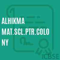 Alhikma Mat.Scl.Ptr.Colony Secondary School Logo