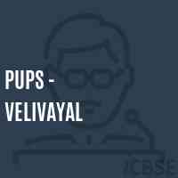 Pups - Velivayal Primary School Logo