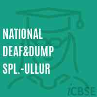 National Deaf&dump Spl.-Ullur Middle School Logo