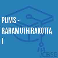 Pums - Raramuthirakottai Middle School Logo