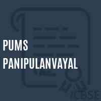 Pums Panipulanvayal Middle School Logo
