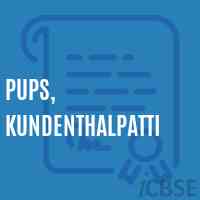 Pups, Kundenthalpatti Primary School Logo