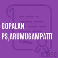 Gopalan Ps,Arumugampatti Primary School Logo