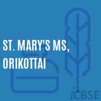St. Mary'S Ms, Orikottai Middle School Logo