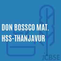 Don Bossco Mat. Hss-Thanjavur Senior Secondary School Logo