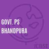 Govt. Ps Bhandpura Primary School Logo