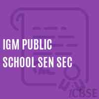 Igm Public School Sen Sec Logo