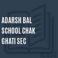 Adarsh Bal School Chak Ghati Sec Logo
