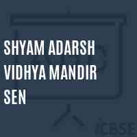 Shyam Adarsh Vidhya Mandir Sen Senior Secondary School Logo