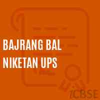 Bajrang Bal Niketan Ups Secondary School Logo