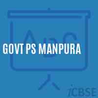 Govt Ps Manpura Primary School Logo