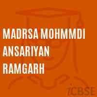 Madrsa Mohmmdi Ansariyan Ramgarh Primary School Logo