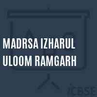 Madrsa Izharul Uloom Ramgarh Primary School Logo