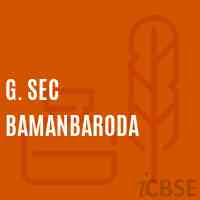 G. Sec Bamanbaroda Secondary School Logo