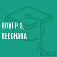 Govt P.S. Reechara Primary School Logo
