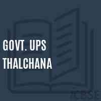 Govt. Ups Thalchana Middle School Logo