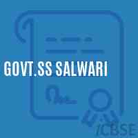 Govt.Ss Salwari Secondary School Logo