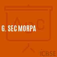 G. Sec Morpa Secondary School Logo