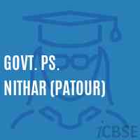 Govt. Ps. Nithar (Patour) Primary School Logo