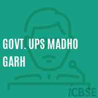Govt. Ups Madho Garh Middle School Logo