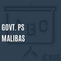 Govt. Ps Malibas Primary School Logo