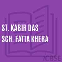 St. Kabir Das Sch. Fatta Khera Primary School Logo
