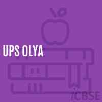 Ups Olya Middle School Logo