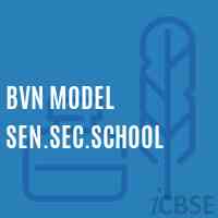 Bvn Model Sen.Sec.School Logo