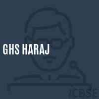 Ghs Haraj High School Logo