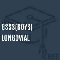 Gsss(Boys) Longowal High School Logo